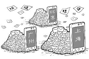 “北上廣”成垃圾短信重災(zāi)區(qū) “北上廣”成垃圾短信重災(zāi)區(qū)