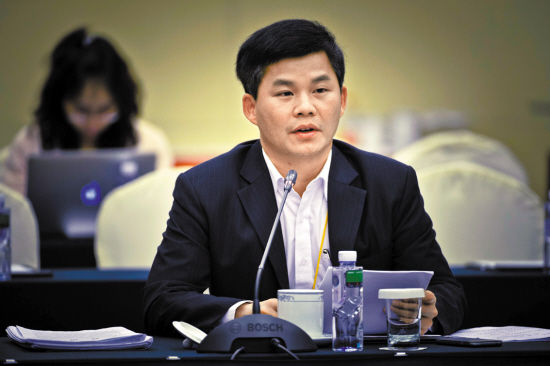 全國人大代表陳偉才 羊城晚報特派記者 陳文筆 攝 全國人大代表陳偉才 羊城晚報特派記者 陳文筆 攝